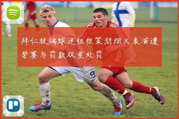 拜仁极端球迷组织策划烟火表演遭禁赛与罚款双重处罚